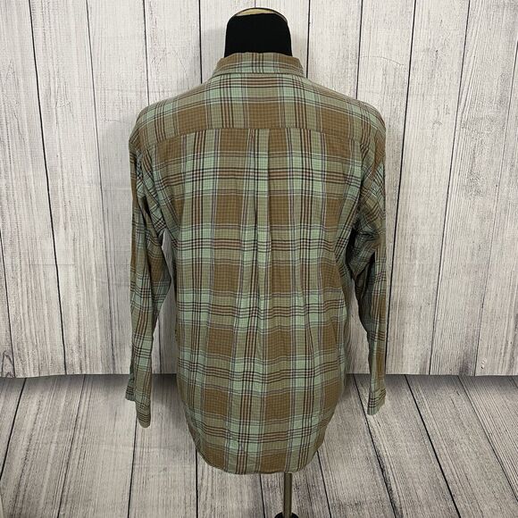 Patagonia Men's Large Multicolor Plaid Organic Cotton Button-Front Shirt - Picture 6 of 8